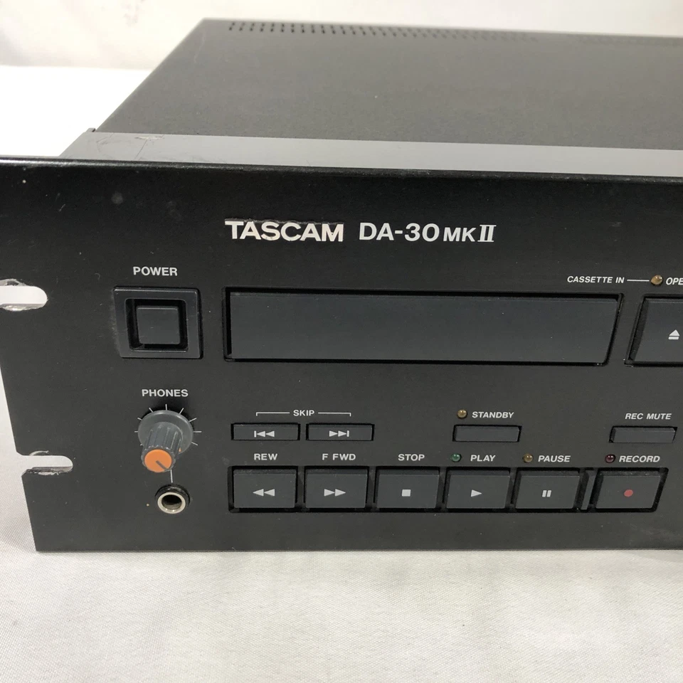 Tascam DA-30 MkII Professional DAT Deck~ Tested, Working - Image 2 of 4