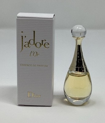 J ADORE DIOR L Or  Travel Essence De Parfum .12 Fl Oz 3.5 ml New Mini Purse NIB