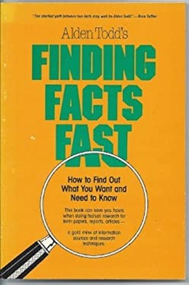 Finding Facts Fast Paperback Alden Todd