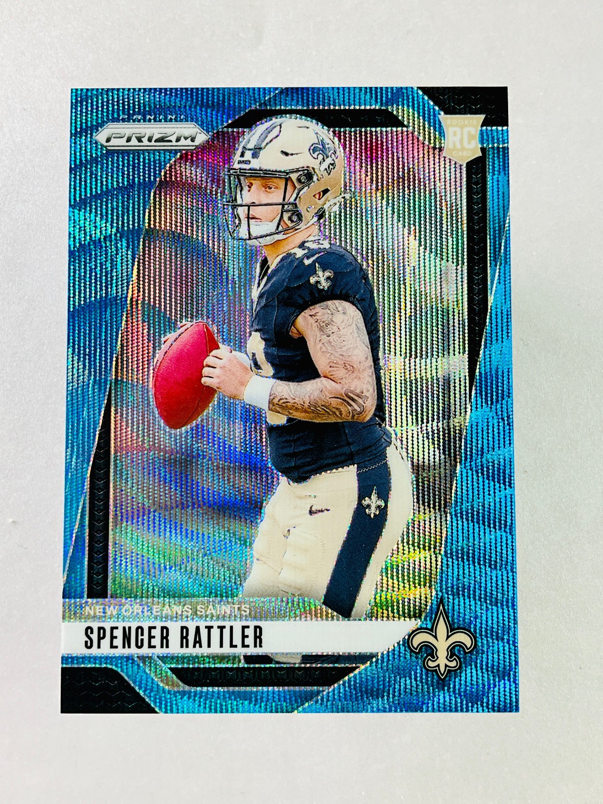 2024 Panini Prizm - Spencer Rattler RC #388 Blue Wave /230