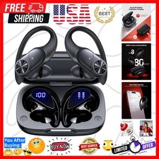 Bluetooth Headphones Wireless Earbuds 80hrs Playtime Wireless Charging Case D...