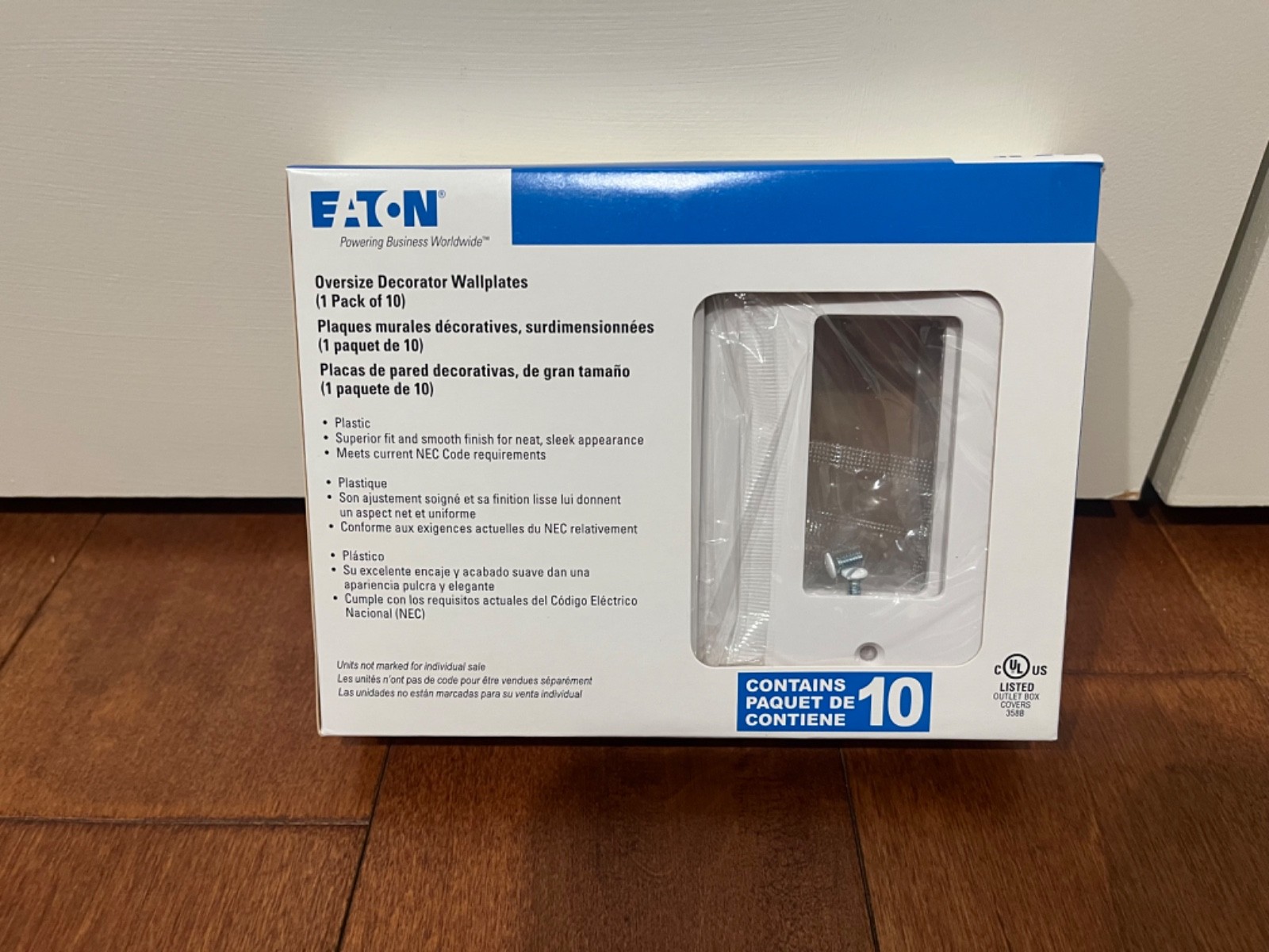 2751w  White Plastic ( Box Of 10 )