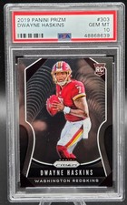 2019 Prizm Washington DWAYNE HASKINS Rookie RC Football Card PSA 10 GEM MINT. rookie card picture