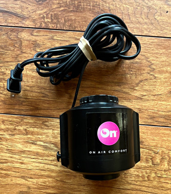 On On Air Comfort Electric Corded Camping Air Pump w/ Power Cord, Black