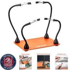 Magnetic Helping Hands Soldering Station with 4 Flexible Arms Heavy-Duty Base