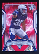 2024 Topps Chrome Resurgence Rookies Marist Liufau SSP Red Seismic /5 Cowboys