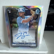 2026 Bowman Chrome Jac Caglianone Rookie Refractor Auto /499 RC