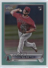 2022 Topps Chrome Update Aqua Refractor 93/250 Chase Silseth #USC127 15ly