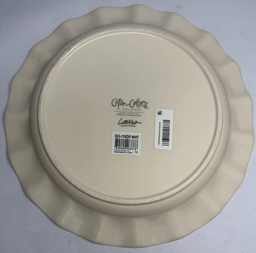 Coton Colors Signature Ruffle Dinner Plate - Thumbnail 2
