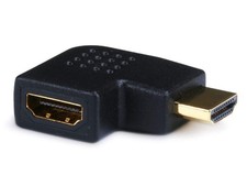 Monoprice HDMI Right Angle Port Saver Adapter 1 Count Pack of 1 , Black