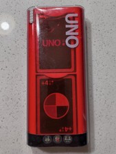 Uno Mod Card Game Retro Style Red Hard Case Mattel