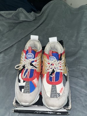Versace Chain Reaction Sneakers Multicolor | Size 45 EU / 12 US