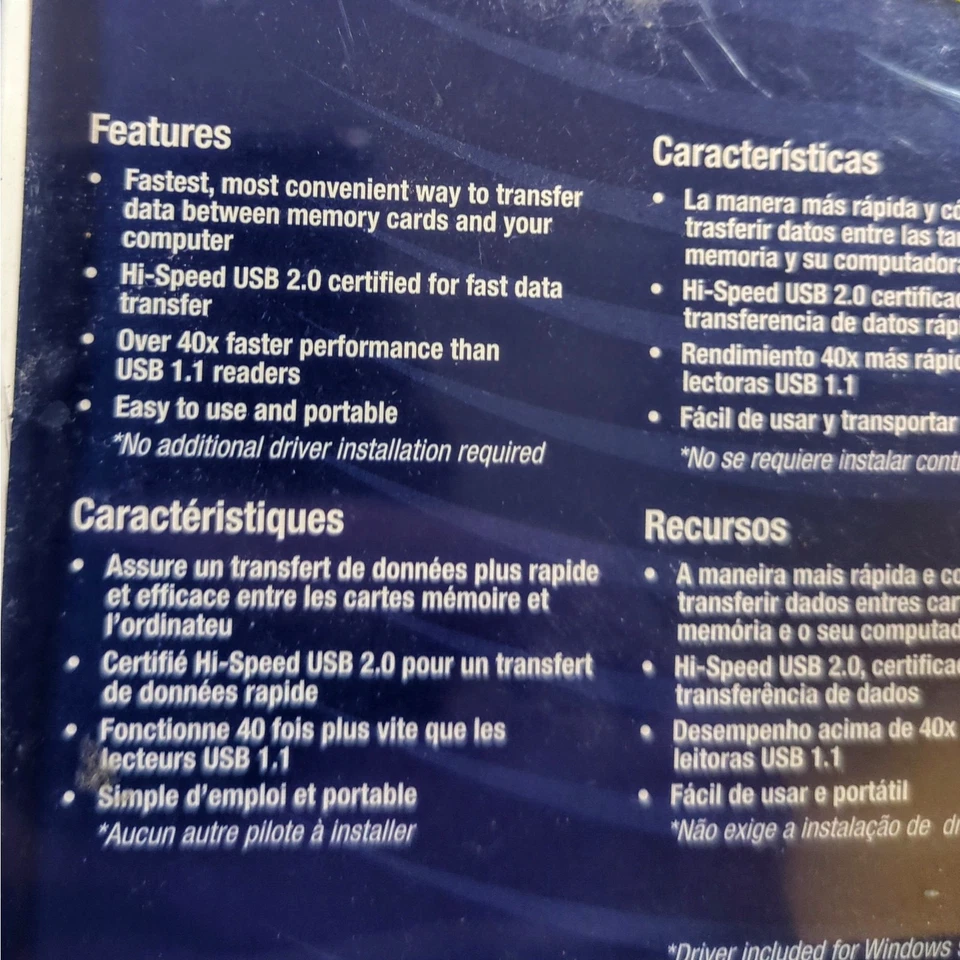 SanDisk ImageMate USB 2.0 SD MultiMediaCard Reader Writer 2003 New in Pkg - Image 3 of 4