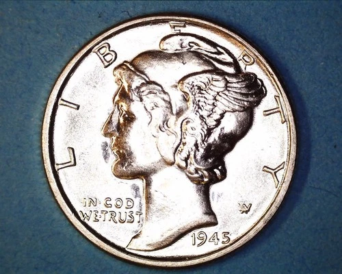 1945 MERCURY DIME  au  **1130-5