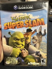 Shrek SuperSlam Nintendo GameCube NTSC-U/C Fighting Game E10+ w/ Manual
