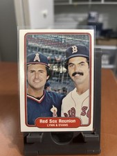 1982 Fleer Fred Lynn & Dwight Evans Red Sox Reunion #642
