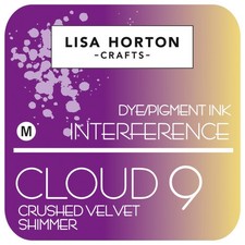 Lisa Horton Crafts Cloud 9 Shimmer Interference Ink Pad -Crushed Red Velvet Shim