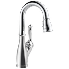 Delta 9678-DST Leland Single Handle Pull-Down Bar/Prep Faucet Chrome
