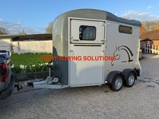 Used Cheval Liberte Touring Country Grey Double Horse Trailer with Tack Locker ✅