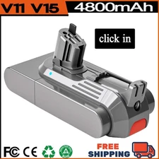 For Dyson V11 SV15 V11 Outsize V15 CLICK-IN BATTERY 25.2V 4800mAh 970938-01