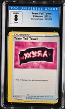 ERROR MISCUT 2021 Shining Fates #063/072 Team Yell Towel 8 CGC 10005330