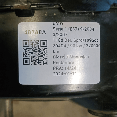 34336779718 Bremskraftverstärker  BMW Serie 1 (E88) Cabrio 125i Cbr 2p/b/2996cc - Bild 4 von 4