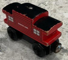 2000 Thomas the Train Wooden Railway Sodor Line Caboose