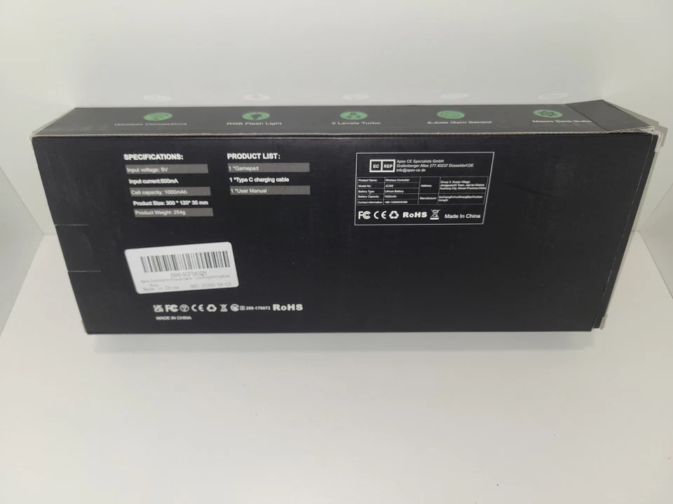 JC200 Wireless Gamepad for Nintendo Switch | Switch OLED models - Open Box - Image 2 of 4