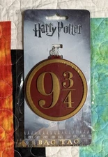 Harry Potter Luggage Bag Tag 9 3/4 Bio World Merch Warner Brothers New