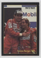 1991 Pro Trac's Formula One Ayrton Senna Gerhard Berger #172 Rookie RC HOF