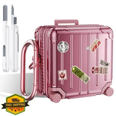 KOREDA Galaxy Buds 4 Pro Case Suitcase Rose Gold