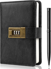 Journal with Lock, Diary with Lock, Password Notebook, Pen  Gift Box - Perfect