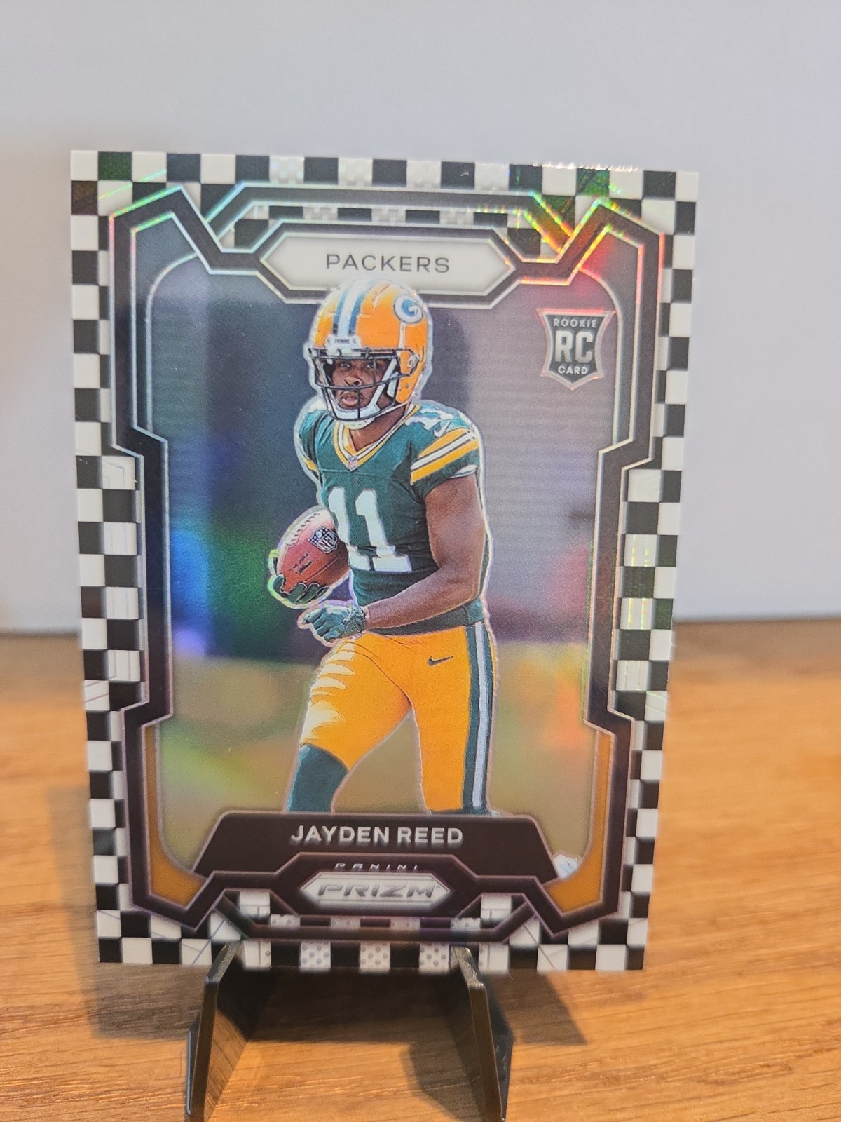 2023 Panini Prizm Black & White Checkerboard Jayden Reed RC SSP