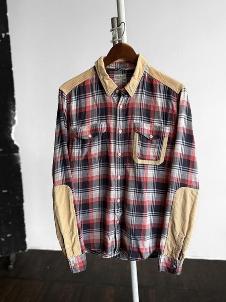 Men AllSaints Shirt Multicolor Cotton 38 / M / 46 #4VSG