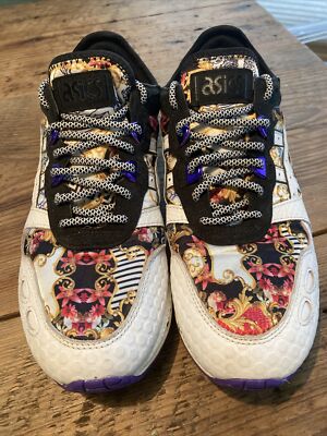Asics Womens HyperGel-Lyte Shoes Authentic Black/White/Purple 1192A084-001 US 10