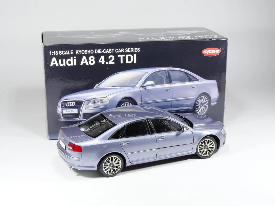 KYOSHO - 09211LS - Audi  A8 4.2 L TDI - Gris métal - En boite - Photo 2/4