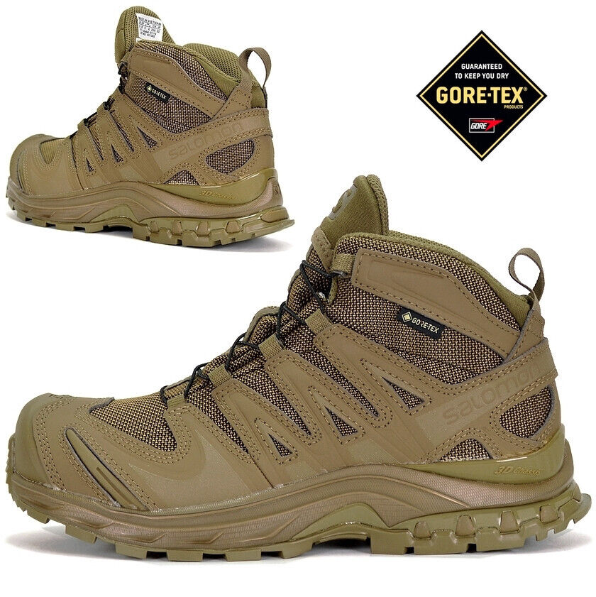 cabine lichten behandeling Salomon Xa Forces Mid GTX Childrens Shoes Gore-Tex Use Shoes Pro Green /  Braun | eBay