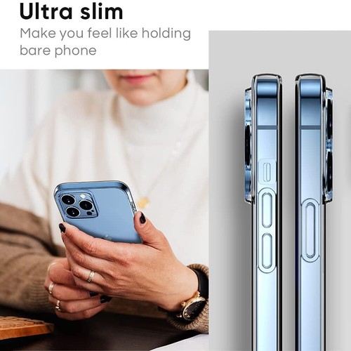 Case For iPhone 13 11 12 14 Pro Max Clear Silicone Soft Slim Shockproof Cover - Picture 11 of 12