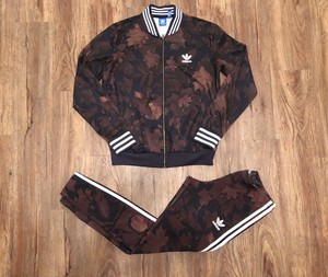 adidas leggings and jacket set