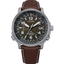 Orologio Citizen Promaster Air Skyhawk Zaffiro Eco-Drive CB0240-29X Cinturino Pelle