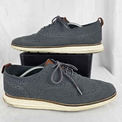 COLE HAAN Shoes ORIGINAL GRAND Mens Size 10.5M Gray Casual Wingtip Sneaker s-l400.jpg main image 4