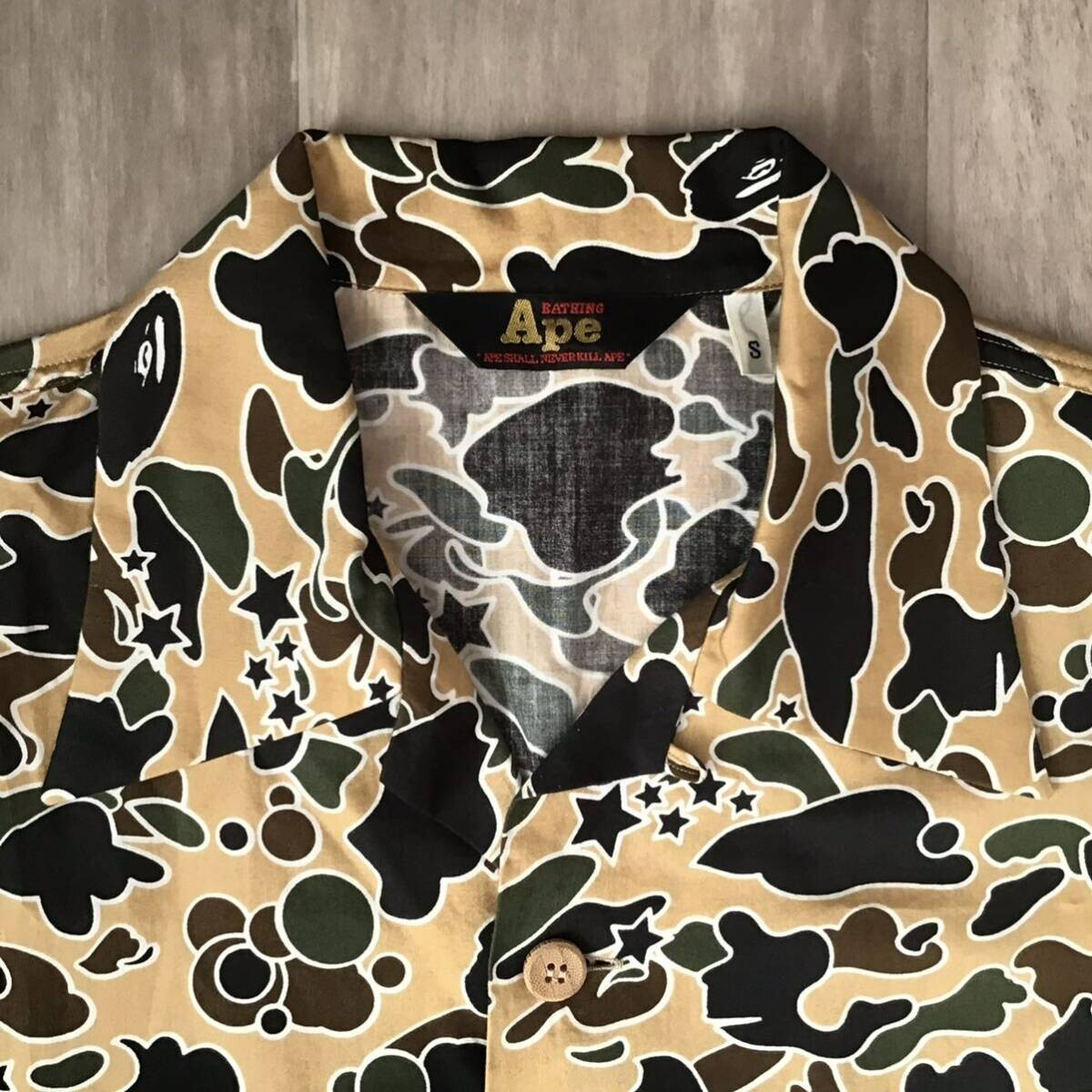 Vintage BAPE Aloha shirt sta camo a bathing ape NIGO Size S | eBay