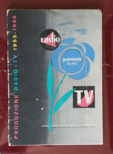 catalogo pubblicitario radio siemens tv 1955 1956