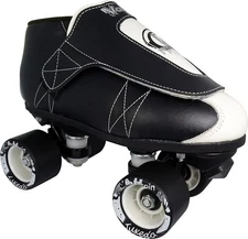 Tuxedo Jam Skates - Quad Roller Skate - Rhythm Skating - Men & Women - Vanilla 