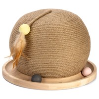 Designed By Lotte Holz Kratzball Mila 29,5X29,5X22Cm Katze Braun Spielball