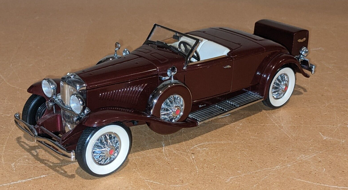 Miniature Duesenberg Modèle J 1935 Franklin Mint 1/24 - Très Bon état