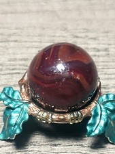 Beautiful Vintage Slag Marble .94" UV Reactive