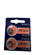 2 PCS SONY CR1220 LITHIUM BATTERIES 3V US SELLER Exp 2033