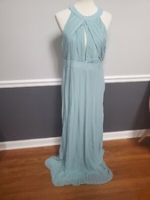 BooHoo Briadsmaid Pleated Maxi Dress