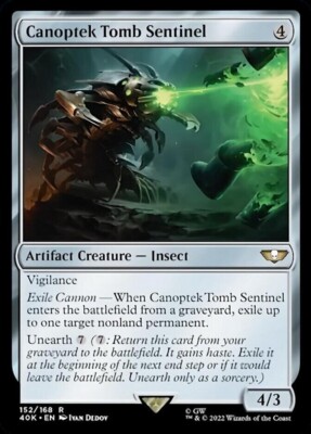 1X CANOPTEK TOMB SENTINEL - Warhammer 40k - MTG - Magic the Gathering